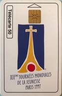 MONACO  -  Phonecard  -  MF 45  -  XIIe J.M.J. - Paris 97   -  50 Unités - Monace