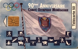 MONACO  -  Phonecard  -  MF 44  -  Comité Olympique   -  50 Unités - Monaco