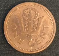 BARBADE - BARBADOS - 1 CENT 1989 - KM 10 - Barbades