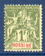 Col17  Colonie Nossi-Bé N° 39 Neuf X MH  Cote 35,00€ - Unused Stamps