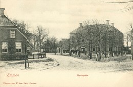 Nederland, EMMEN, Marktplein (1899) Ansichtkaart - Emmen