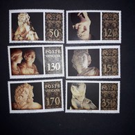 PL0202 CITTA' DEL VATICANO 1977 SERIE MUSEI VATICANI DI SCULTURA DELL'ETA' CLASSICA SERIE 6 VALORI "XX" - Unused Stamps