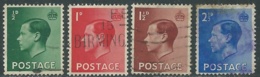 1936 GREAT BRITAIN USED SG 457/60 SET OF 4 - RC12-4 - Used Stamps