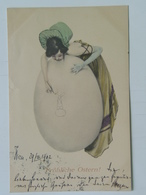 Raphael Kirchner 62 G-4 Girls And Eggs Files Et Oeufs 1901 - Kirchner, Raphael