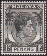Malaya Penang 1949-52 MH Sc #3 1c George VI - Penang