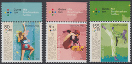 !a! GERMANY 2020 Mi. 3542-3544 MNH SET Of 3 SINGLES W/ Top Margins (a) - Sporting Aid: New Olympic Sports - Ungebraucht