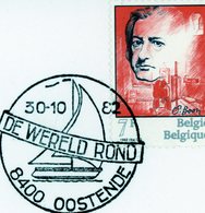 Thema "bateau - Voilier" - Belgica 1981 : 2 Cachets Spéciaux Différents Avec Dessin (voir 3 Scan & Descr) - Commemorative Documents