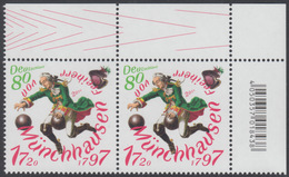 !a! GERMANY 2020 Mi. 3546 MNH Horiz.PAIR From Upper Right Corner - Baron Munchausen - Ongebruikt