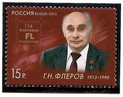 Russia 2013 . Scientist G.N.Flerov 1913-1990. 1v: 15R.     Michel # 1892 - Unused Stamps