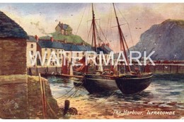 ILFRACOMBE THE HARBOUR OLD COLOUR POSTCARD DEVON TUCK OILETTE ILFRACOMBE 7839 - Ilfracombe