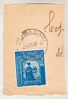 COVER FRAGMENT / FRAGMENT De LETTRE : ROMANIA - TRANSNISTRIA - CANCELLATION : DUBASARI - 1942 (ae671) - World War 2 Letters