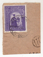 COVER FRAGMENT / FRAGMENT De LETTRE : ROMANIA - TRANSNISTRIA - CANCELLATION : VRADIEVCA / JUD. GOLTA - 1943 (ae699) - World War 2 Letters