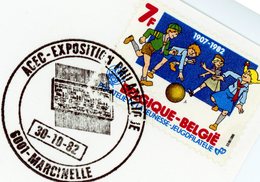 ACEC - Cachet Spécial Marcinelle 30-10-1982 (avec Dessin) - Commemorative Documents