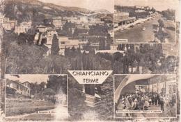 142 CHIANCIANO TERME - VEDUTINE MULTIVUES - CINEMA TEATRO "GARDEN" THEATER THEATRE - Viaggiata 1964 - Other Cities
