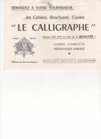 Buvard Cahiers Le Calligraphe - Papeterie