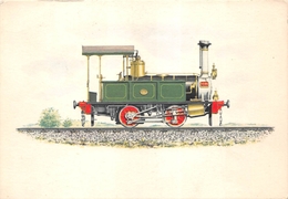 ¤¤  -  Locomotive-Tender  -  Illustrateur Italien  -  Chemin De Fer   -  ¤¤ - Matériel