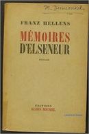 EO Mémoire D’Elseneur De Franz Hellens - Belgian Authors