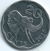 Swaziland - 20 Cents - 2015 - Magnetic - Swasiland