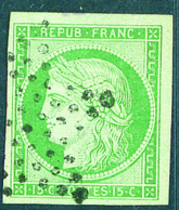 Timbre France Classique Cérès N°2 Obl étoile De Paris - 1849-1850 Ceres