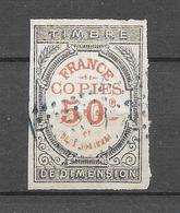 Timbre De Dimension : 50c Et Deux Dixièmes Copies. - Marken