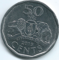 Swaziland - 50 Cents - 2015 - Magnetic - Swazilandia