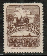 SPAIN  Scott # UNLISTED ASTURIAS & LEON LOCAL ISSUE VF MINT NH (Stamp Scan # 634) - Sonstige & Ohne Zuordnung