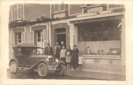 89 - SAINT-VALÉRIEN (15, Rue De La République) - CARTE-PHOTO Magasin D'articles De CUISINE Et De MÉNAGE - (automobile) - Saint Valerien