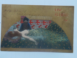 Delcampe - Raphael Kirchner 153 D-2-4 Au Serail In The Seraglio 1900 - Kirchner, Raphael