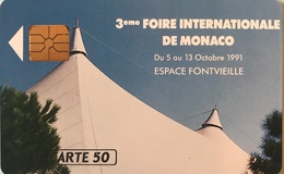 MONACO  -  Phonecard  -  MF 18  -  FICOMIAS  -  50 Unités - Monaco