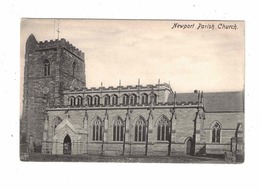 NEWPORT, County Monmouthshire, Wales, Parish Church, Old Pre-1920 Postcard - Monmouthshire