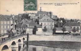 03 - MONTLUCON : Les Quais Du Cher Et La Vieille Ville -CPA Village (   Habitants )   - - Montlucon