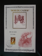 Feuillet FDC Bloc Bois Du Casier Belgique 1981 (format/size 16x24cm, Ed. Sony Stamps, Tirage/printed 600) - 1981-1990