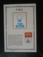 Feuillet FDC Année Européenne PME Artisanat Belgique 1983 (format/size 16x24cm, Ed. Sony Stamps, Tirage/printed 400) - 1981-1990