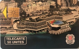 MONACO  -  Phonecard  -  MF 10  -  Palais Des Congrés  -  50 - Monace