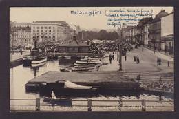 CPA Finlande Finland écrite Helsinki Carte Photo RPPC - Finlandia