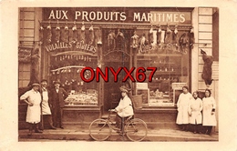 MULHOUSE-68-Haut-Rhin-COMMERCE-MAGASIN RIGAL "Aux Produits Maritimes" Volailles-Gibiers-Poissons-Primeurs-ATTENTION PLI - Mulhouse