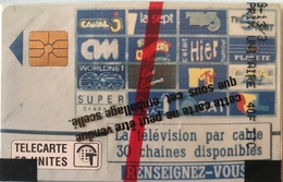 MONACO  -  Phonecard  -  MF 12  -  Télé Câblée  -  50 Unités  -  Neuve - Monace