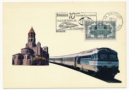 FRANCE - OMEC De Brioude "10eme Festival International ..." 1986 - Trains