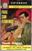 Feux Sur Florence Par Claude STEPHEN   - L'arabesque Espionnage N°318 - Illustration : Jef De Wulf - Editions De L'Arabesque