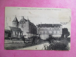 CPA 85 FONTENAY LE COMTE LE CHÂTEAU DE TERRE NEUVE - Fontenay Le Comte