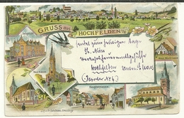 67 CPA Gruss Aus Hochfelden Panorama Corps De Garde Eglises 1898 - Hochfelden