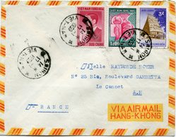 VIET-NAM LETTRE PAR AVION DEPART SAIGON 17-1-1959 VIET-NAM POUR LA FRANCE - Viêt-Nam