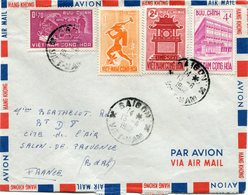 VIET-NAM LETTRE PAR AVION DEPART SAIGON 13-6-1962 VIET-NAM POUR LA FRANCE - Viêt-Nam