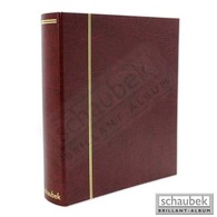 Schaubek Rb2061 Ring Binder Diplomat, 4 Rings Leatherette Red - Groß, Grund Schwarz