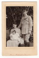 PHOTO 509 - MILITARIA - Photo Originale - Soldat Henri MICHAUD N° 79 Sur Le Képi Avec Femme Et Bébé à SANCOINS - Krieg, Militär