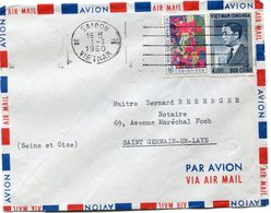 VIET-NAM LETTRE PAR AVION DEPART SAIGON 1-?-1960 VIETNAM POUR LA FRANCE - Viêt-Nam