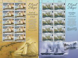 GUERNSEY -EUROPA 2020 -"ANTIGUAS RUTAS POSTALES - ANCIENT POSTAL ROUTES.- SIX SHEETS Of 10 STAMPS -MAIL SHIPS And EUROPA - 2020