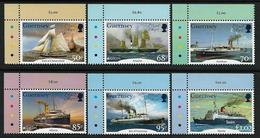 GUERNSEY -EUROPA 2020 -"ANTIGUAS RUTAS POSTALES - ANCIENT POSTAL ROUTES.- SERIE De 6 V. - MAIL SHIPS + EUROPA - CH - 2020