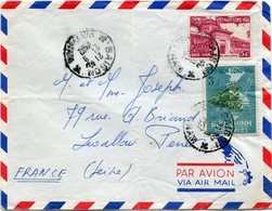 VIET-NAM LETTRE PAR AVION DEPART SAIGON 21-9-1962 VIET-NAM POUR LA FRANCE - Viêt-Nam