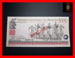 RWANDA 5.000 5000 Francs 1.12.1998  P. 28 A S SPECIMEN  UNC - Ruanda